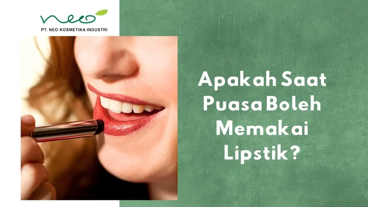 pakai lipstik saat puasa